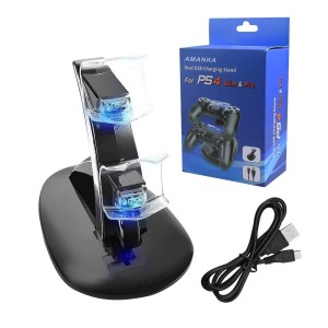 پایه شارژر دسته PS4 مدل HB-P4002B (جعبه باز)